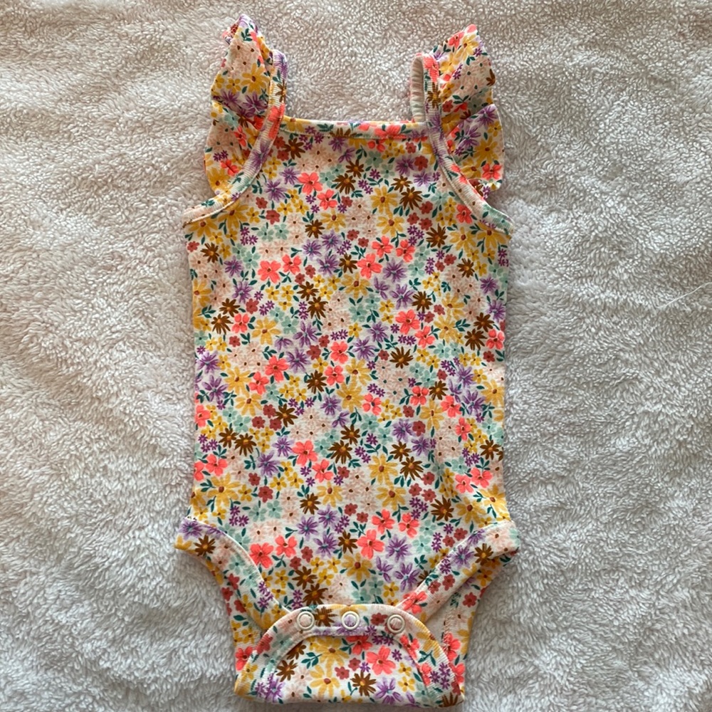 New baby girl onesie